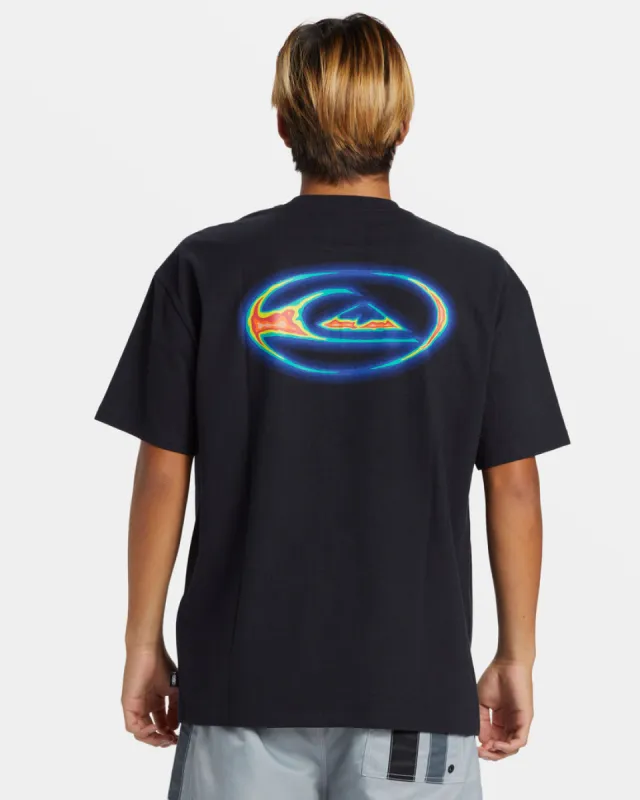 Quiksilver Thermal Logo T-Shirt - BLACK sold by Sun Diego Boardshops