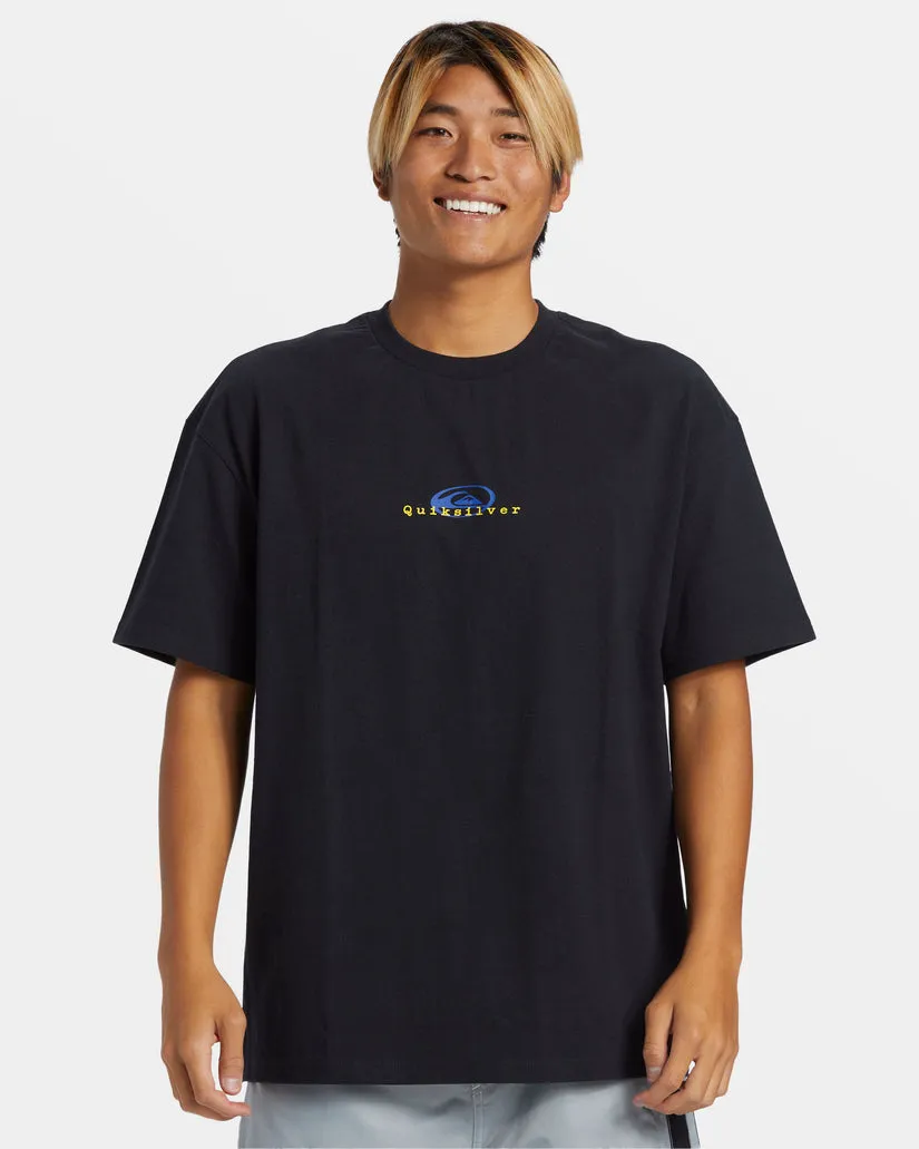 Quiksilver Thermal Logo T-Shirt - BLACK sold by Sun Diego Boardshops product image thumbnail 2
