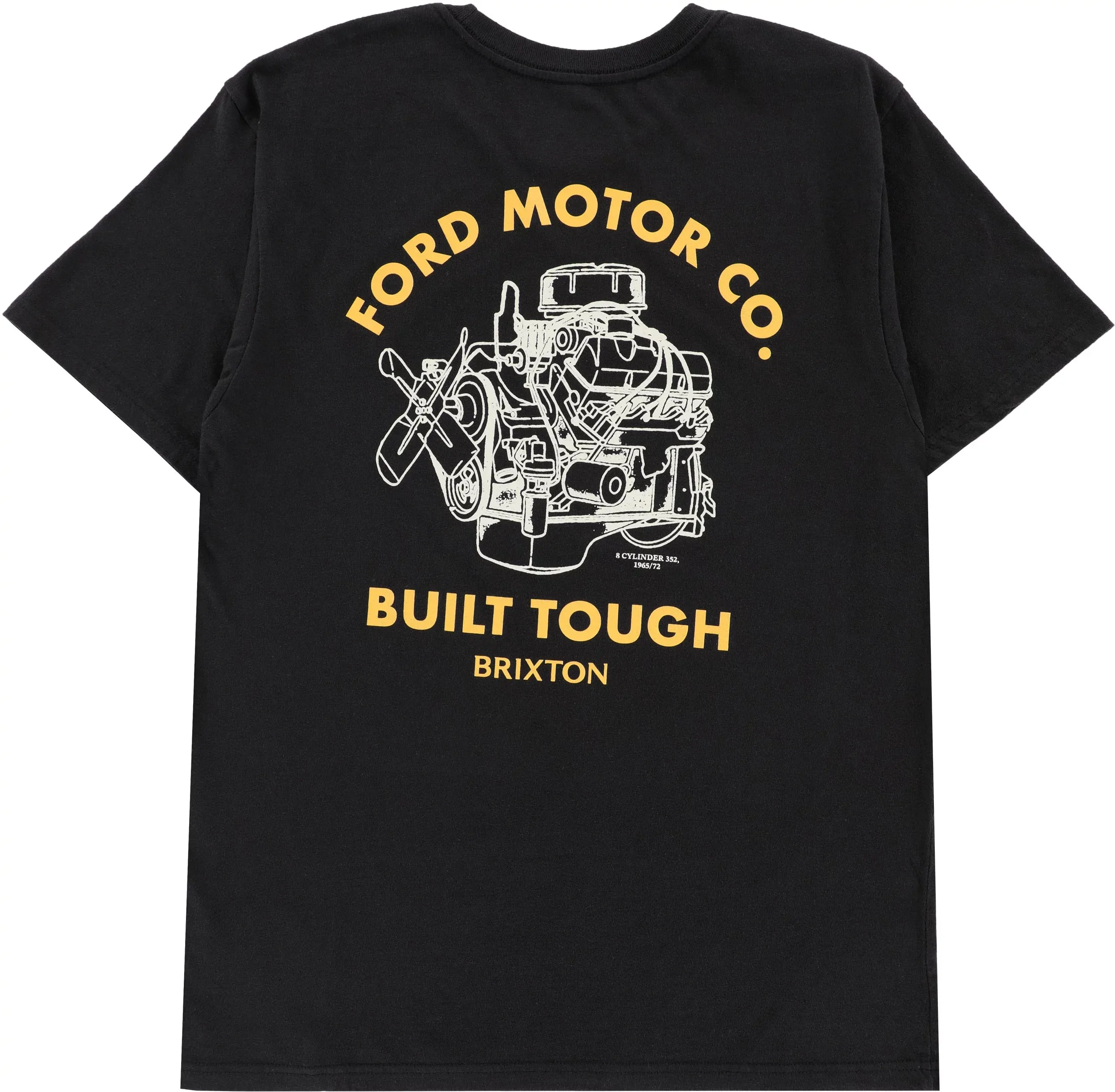 Brixton Brixton X Ford Built Tough T-Shirt - Burnt Rubber sold by Sun Diego Boardshops product image thumbnail 3