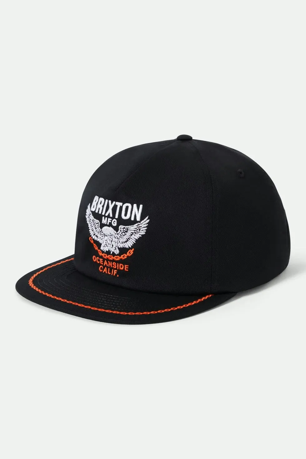 Brixton Waller Snapback - Black sold by Sun Diego Boardshops