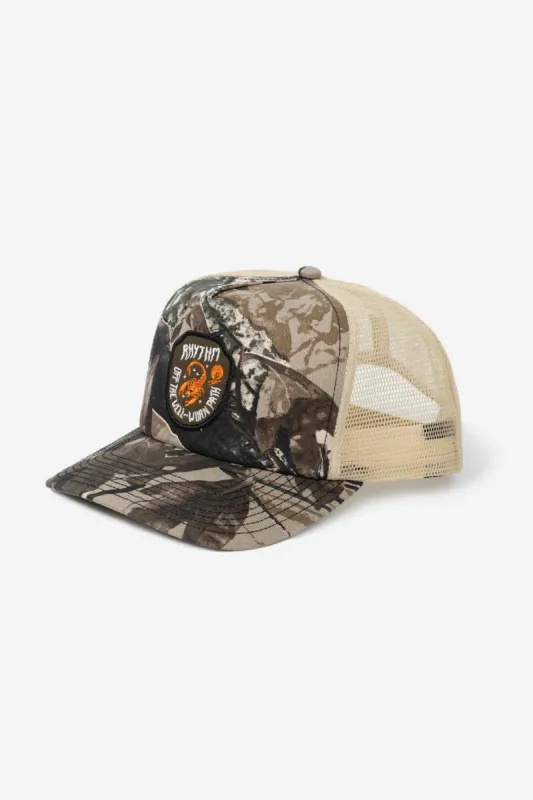 Rhythm Camo Trucker Cap - Camo sold by Sun Diego Boardshops