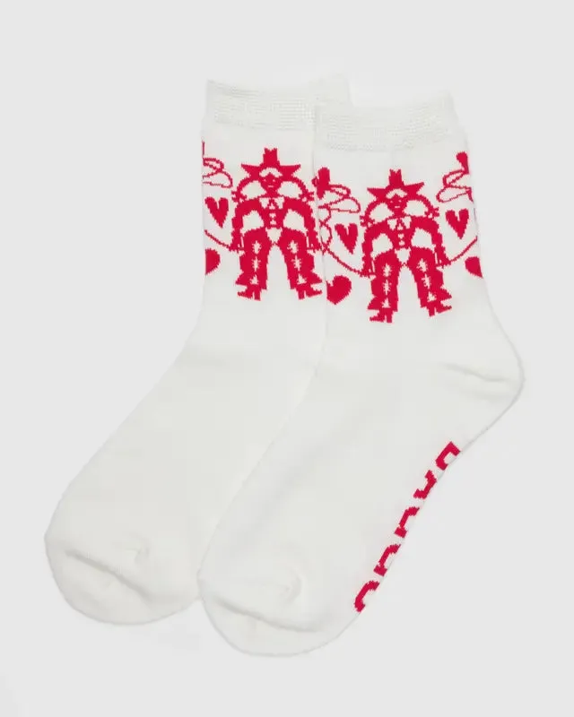 Baggu Crew Sock - Cowgirl sold by Sun Diego Boardshops