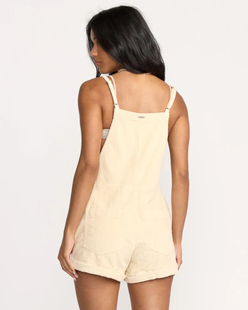 Billabong Wild Pursuit Cord Overall - White Cap sold by Sun Diego Boardshops product image thumbnail 2