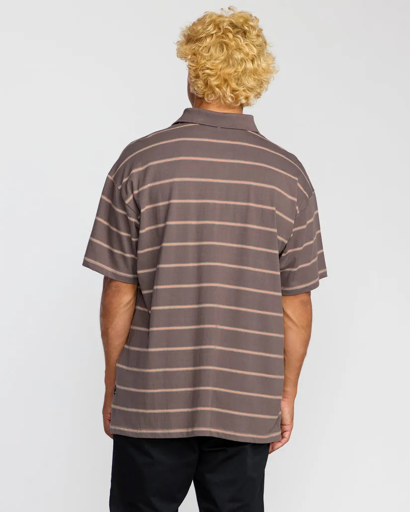 Billabong Shibuya Short Sleeve Polo Shirt - Grey Violet sold by Sun Diego Boardshops product image thumbnail 2