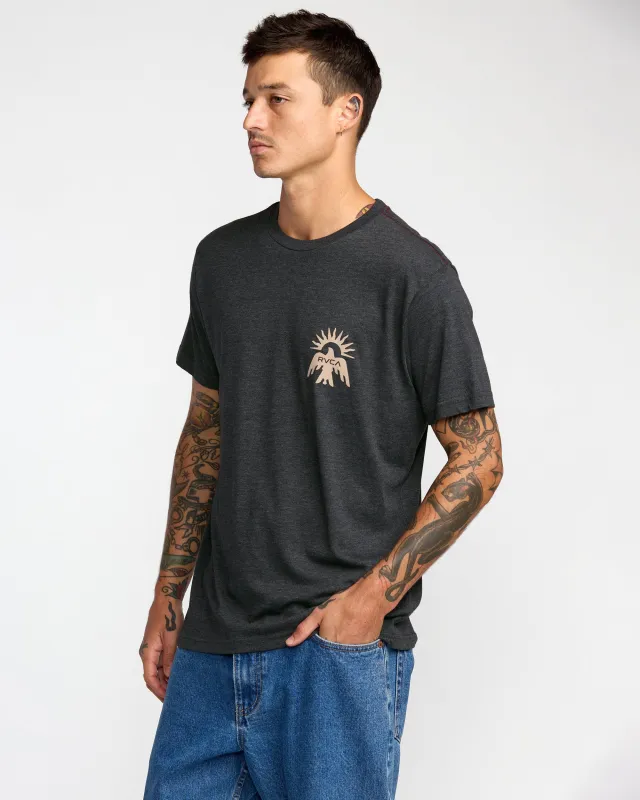 RVCA Las Cruces Short Sleeve Tee - Black sold by Sun Diego Boardshops