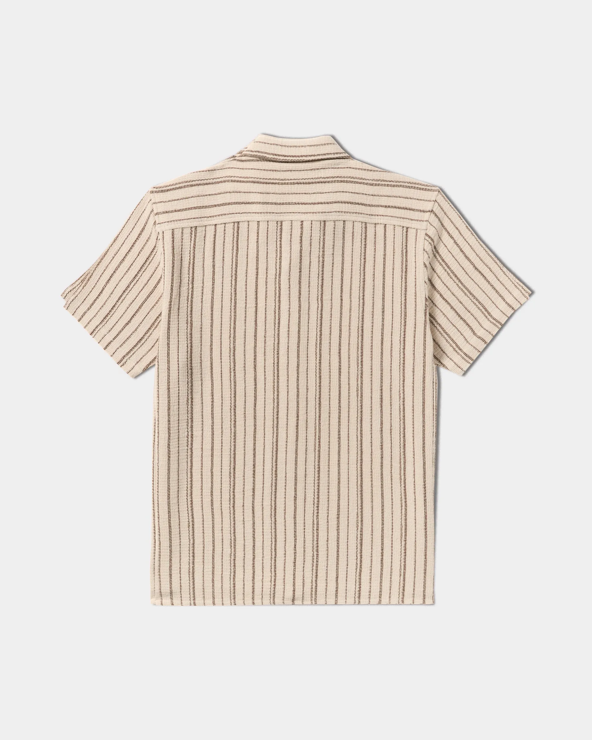 RVCA Vacancy Stripe Short Sleeve Shirt - Ceramic sold by Sun Diego Boardshops product image thumbnail 3