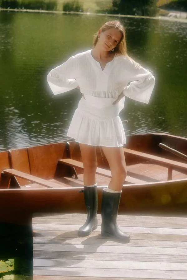 Rhythm Taggie Frill Skort - Cream sold by Sun Diego Boardshops product image thumbnail 2