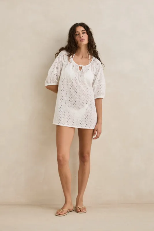 Rhythm Lucie Mini Dress - White sold by Sun Diego Boardshops