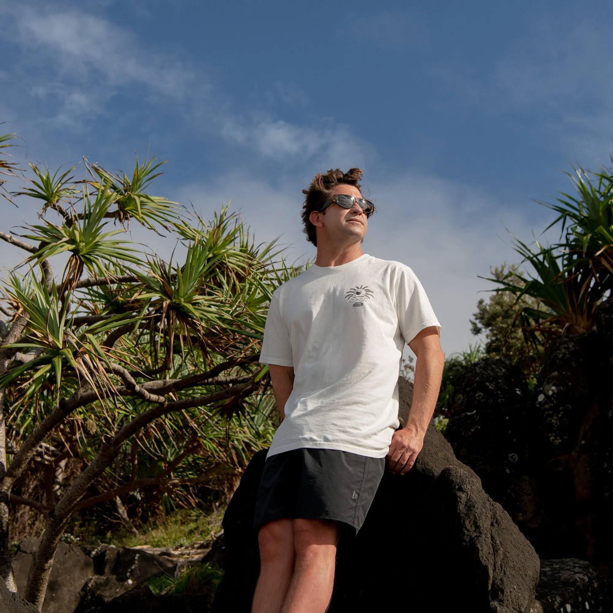 Roark Moto Premium Tee - Off White sold by Sun Diego Boardshops product image thumbnail 2