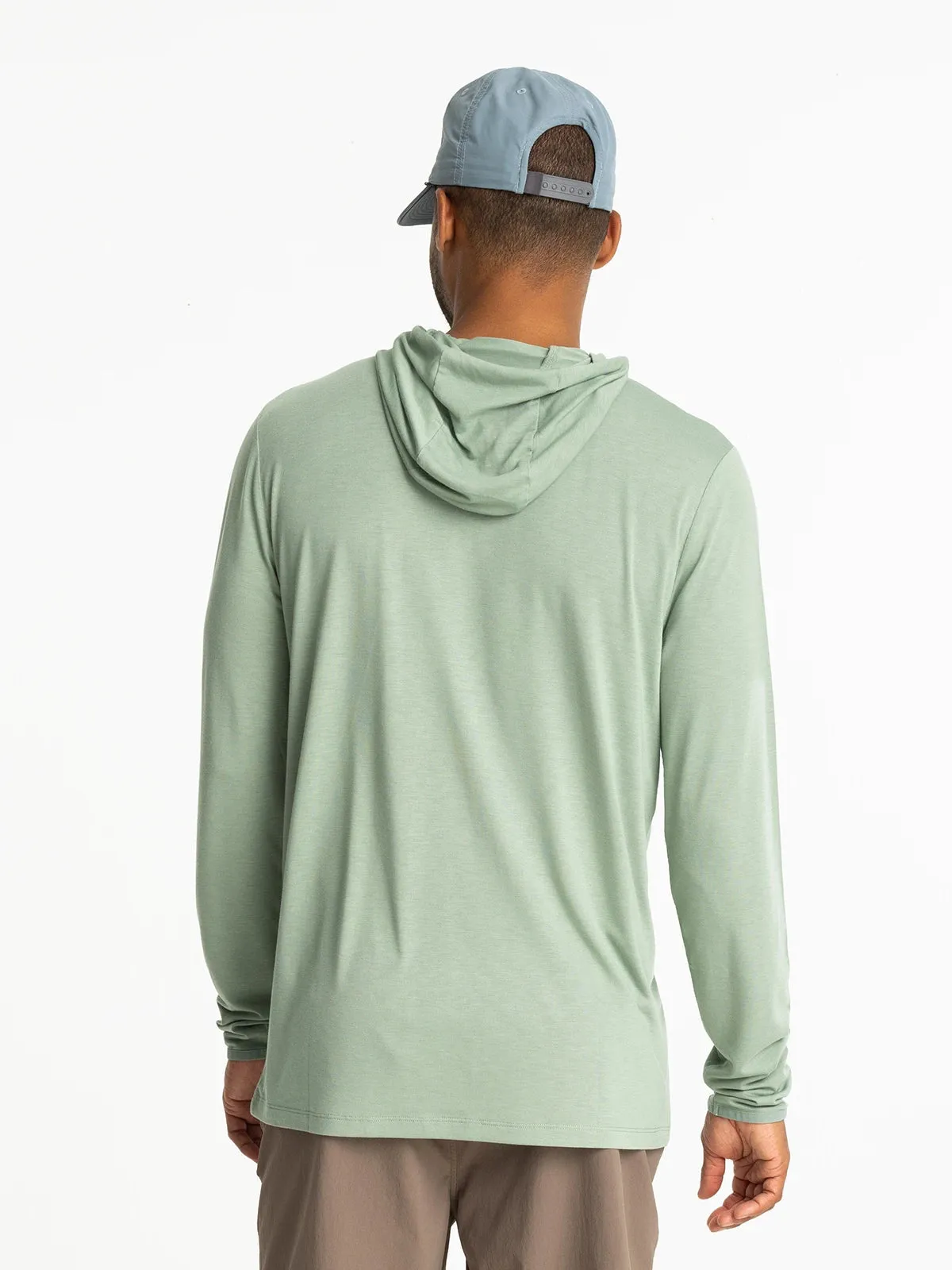 Free Fly Men'S Bamboo Lightweight Hoodie - Palm Green sold by Sun Diego Boardshops product image thumbnail 2