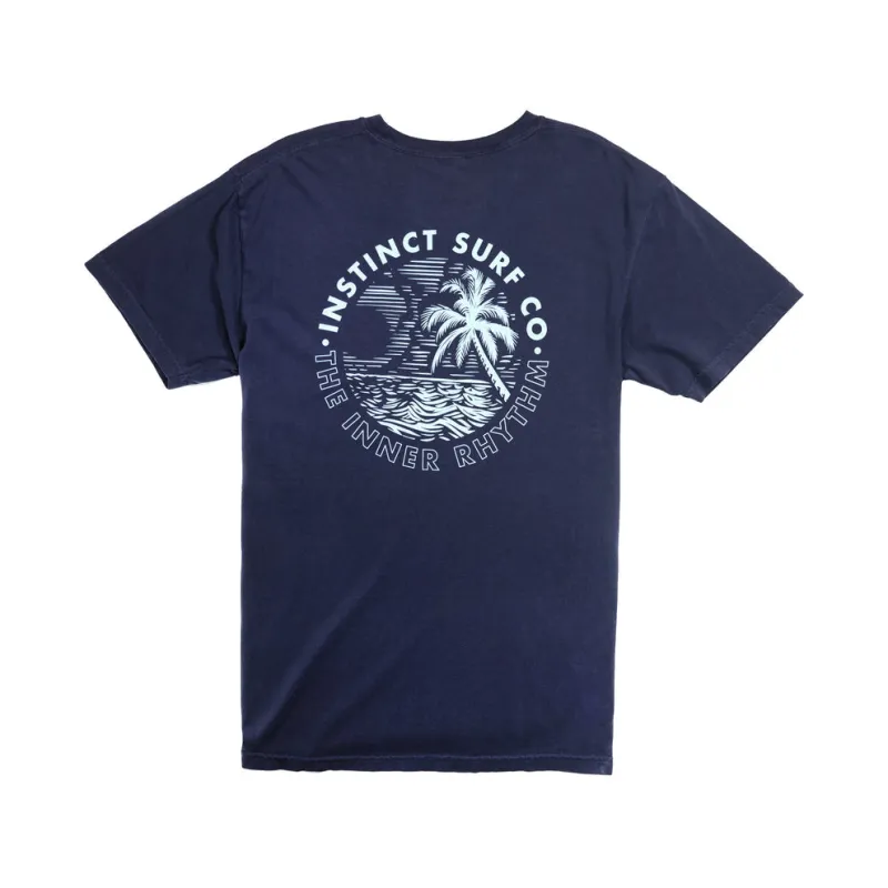 Instinct Island Paradise Tee - Navy sold by Sun Diego Boardshops