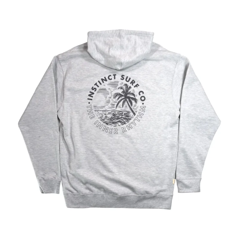 Instinct Island Breeze Hoodie - Grey Heather sold by Sun Diego Boardshops