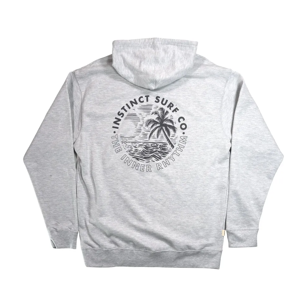 Instinct Island Breeze Hoodie - Grey Heather sold by Sun Diego Boardshops