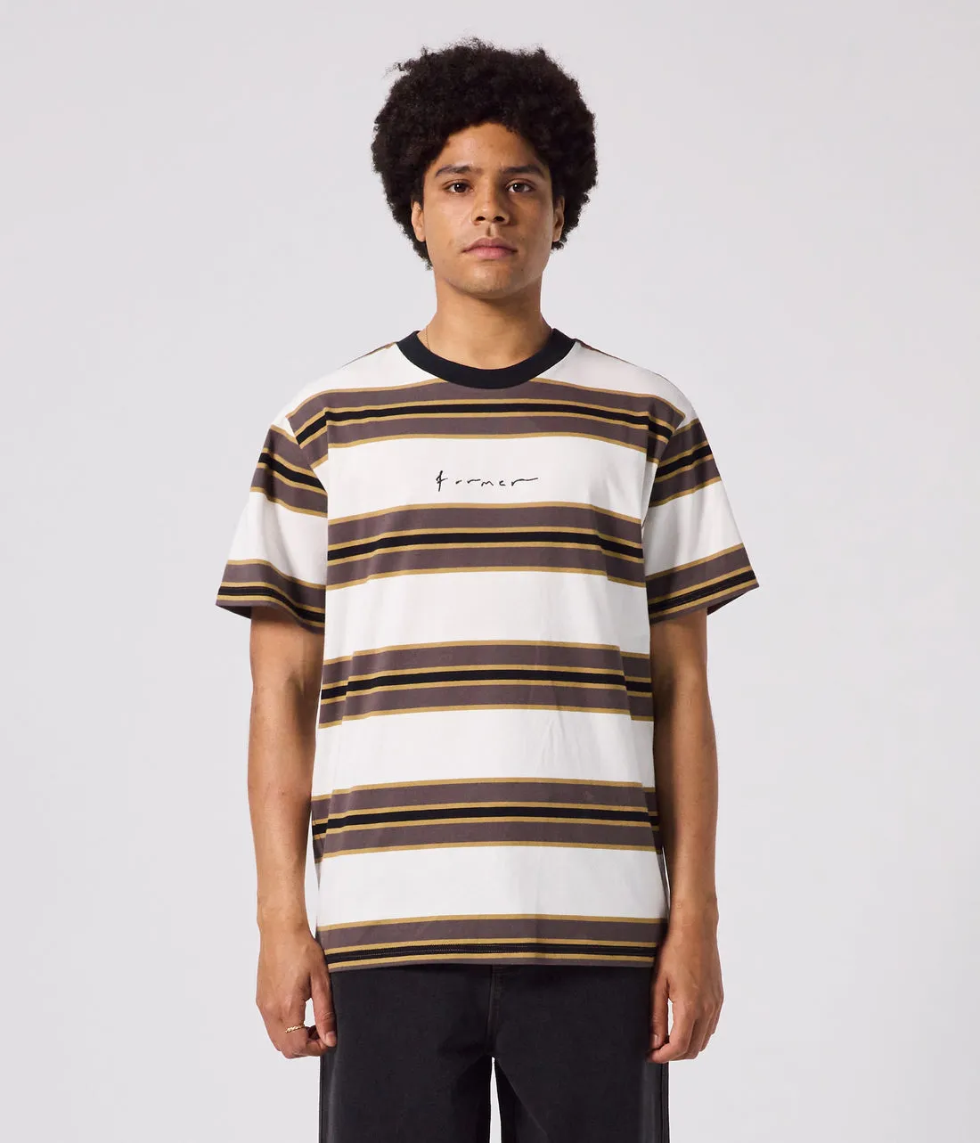Former Rampant Stripe T-Shirt - Copper sold by Sun Diego Boardshops product image thumbnail 2