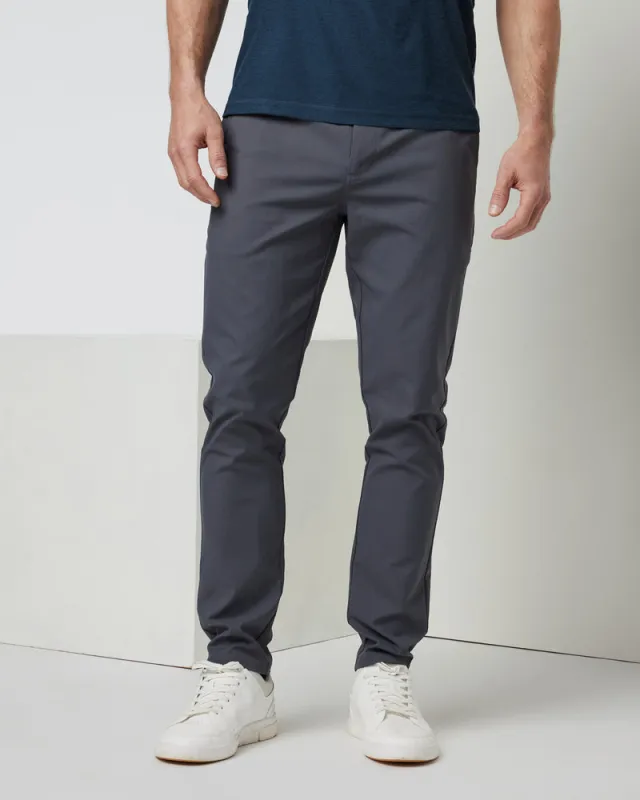 Vuori Cascade Tech Chino Pant Athletic Slim Fit 30" - Charcoal sold by Sun Diego Boardshops