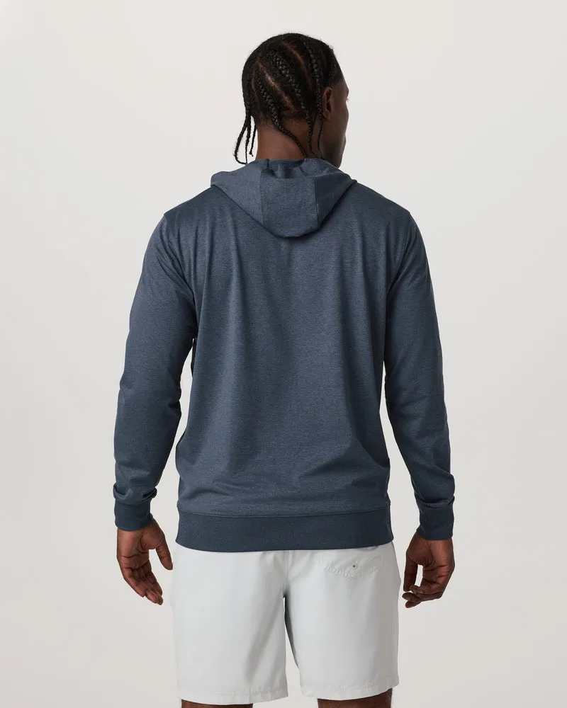 Vuori Sunday Hoodie 2.0 - Azure Heather sold by Sun Diego Boardshops product image thumbnail 3