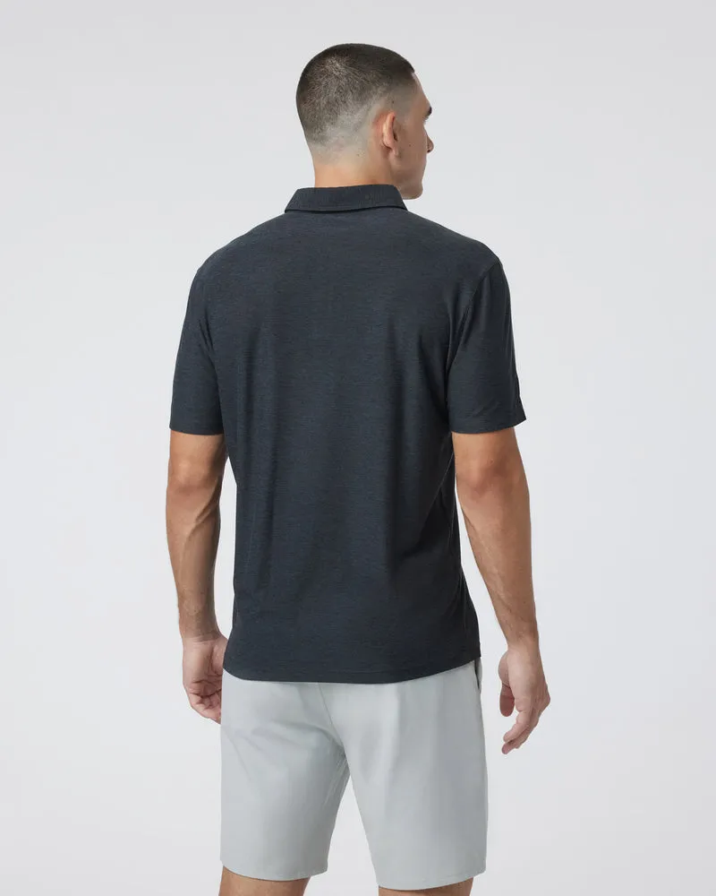 Vuori Strato Tech Polo - Charcoal Heather sold by Sun Diego Boardshops product image thumbnail 2