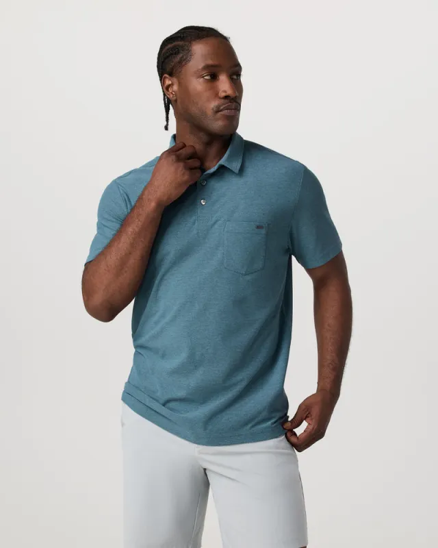 Vuori Ace Polo - Pond sold by Sun Diego Boardshops