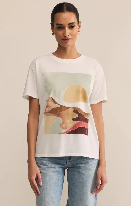 Z-Supply Moments Boyfriend Tee - Sea Salt sold by Sun Diego Boardshops