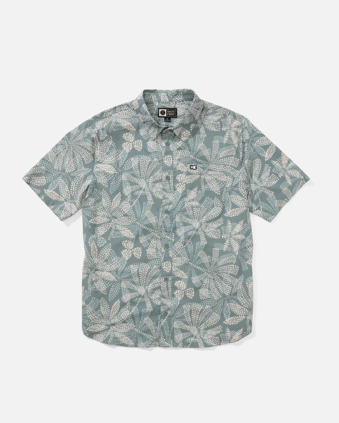 Salty Crew Drifter Uv Button Up - Atlantic Green sold by Sun Diego Boardshops