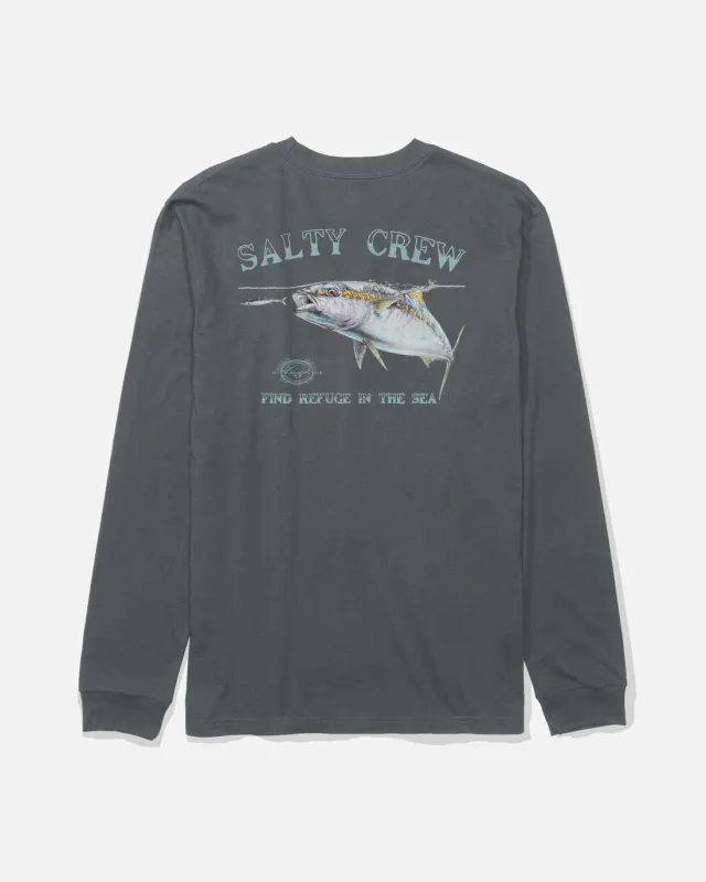 Salty Crew Surface Long Sleeve Tee - Charcoal sold by Sun Diego Boardshops