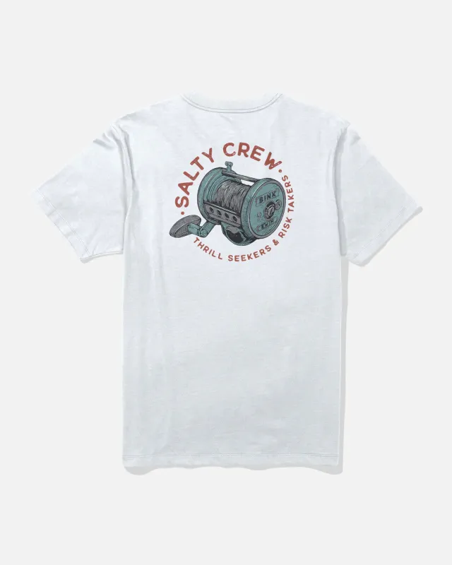 Salty Crew Reel Good Tee - White sold by Sun Diego Boardshops