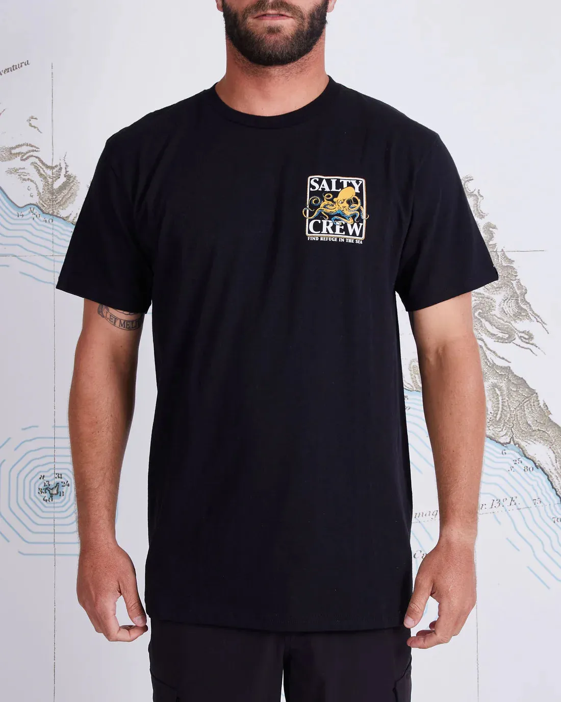 Salty Crew Ink Slinger Classic Tee - Black sold by Sun Diego Boardshops product image thumbnail 2