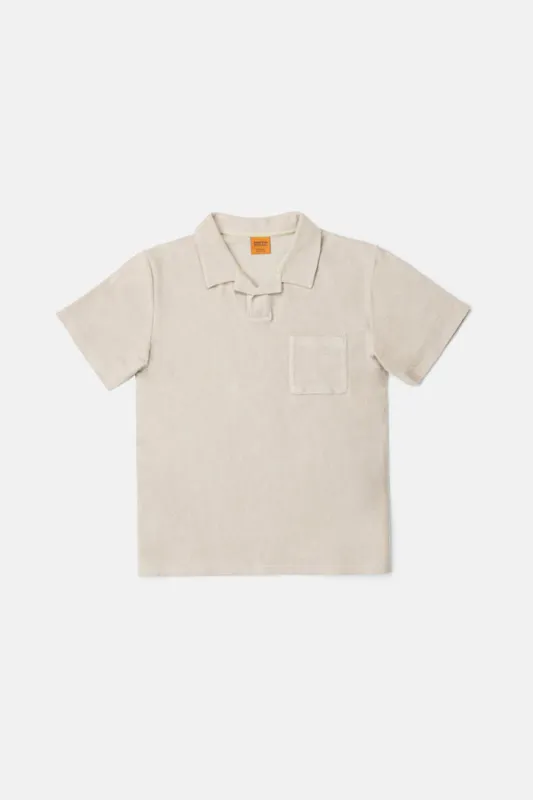 Rhythm Vintage Terry Polo - Stone sold by Sun Diego Boardshops