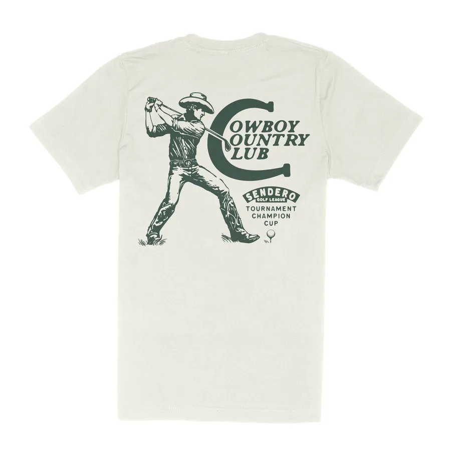 Sendero Cowboy Country Club T-Shirt - Vintage White sold by Sun Diego Boardshops