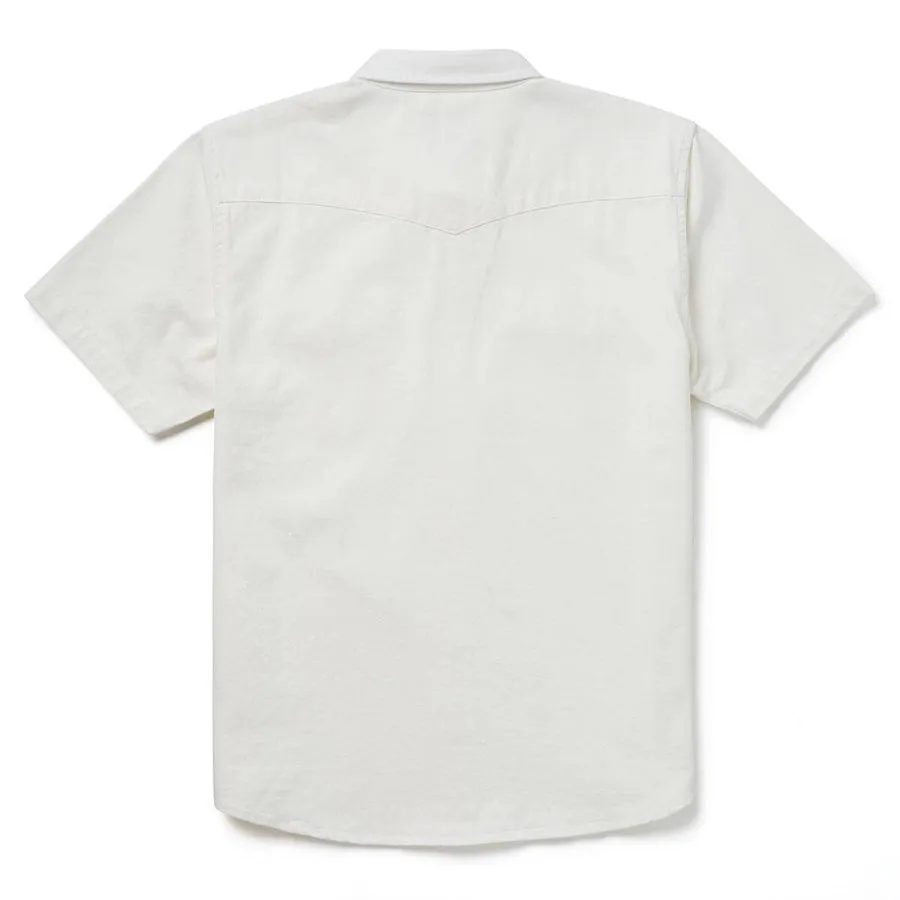 Seager Amarillo Short Sleeve Shirt - Vintage White sold by Sun Diego Boardshops product image thumbnail 3