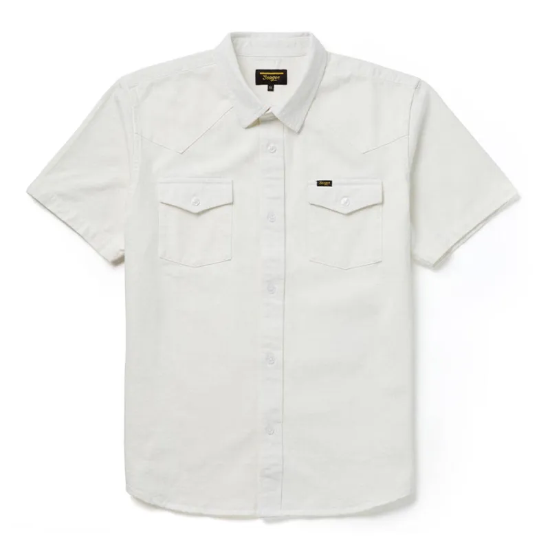 Seager Amarillo Short Sleeve Shirt - Vintage White made by Seager