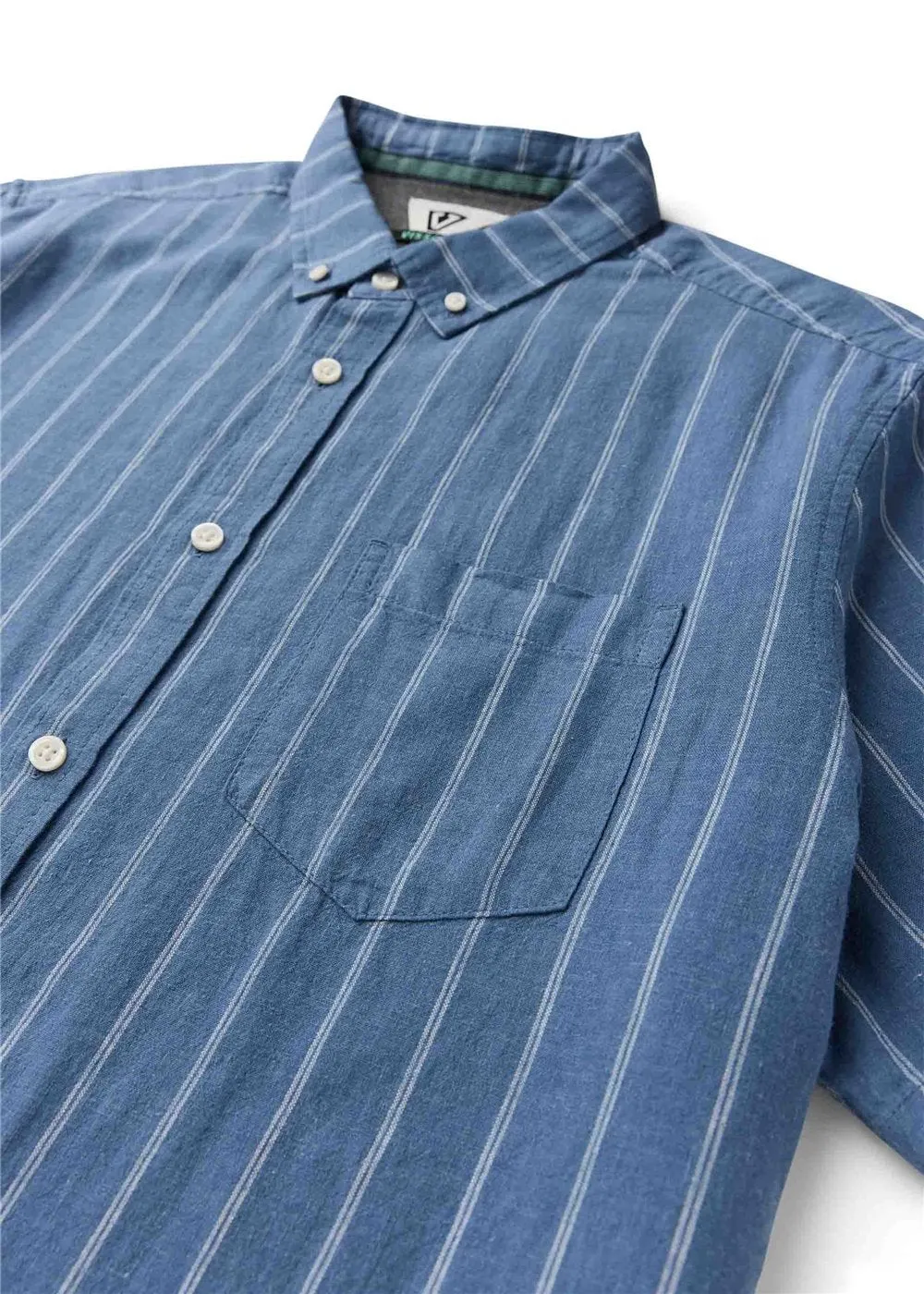 Vissla Minder Short Sleeve Shirt - Blue Haze sold by Sun Diego Boardshops product image thumbnail 3