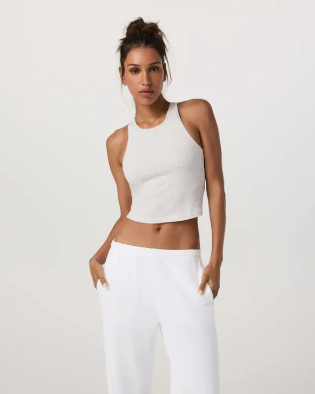 Vuori Pose Plyo Tank - White Heather Grey sold by Sun Diego Boardshops