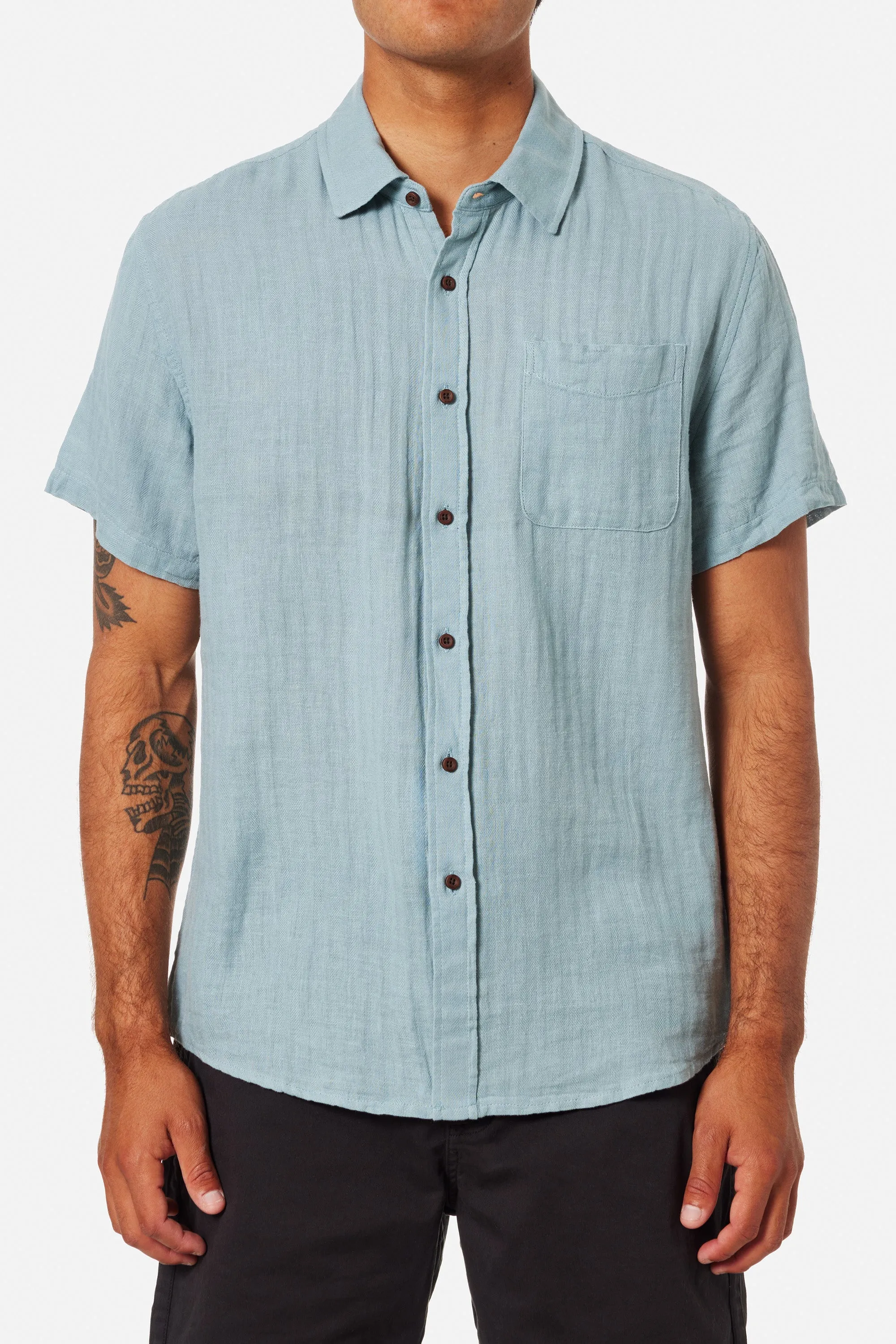 Katin Alan Solid Shirt - Lago sold by Sun Diego Boardshops product image thumbnail 3