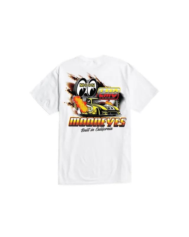 Loser Machine Burnout Stock T-Shirt - White sold by Sun Diego Boardshops