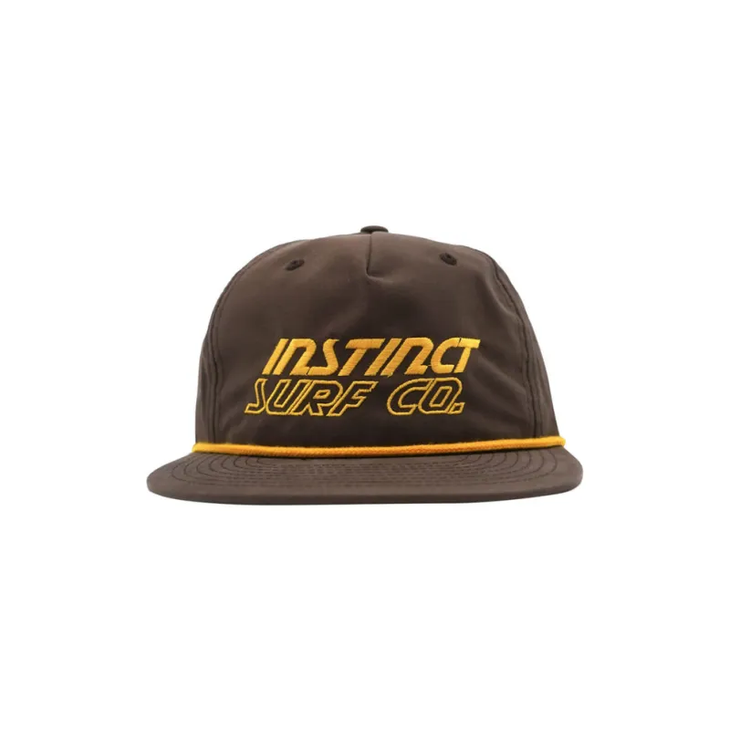 Instinct Slanted Hat - Brown/Yellow sold by Sun Diego Boardshops