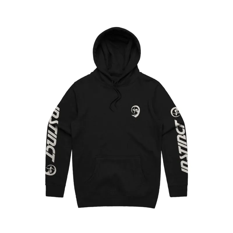 Instinct Slanted Hoodie - Black sold by Sun Diego Boardshops
