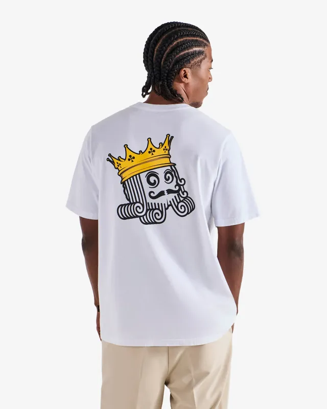 Malbon Bermuda Monarch Tee - White made by Malbon