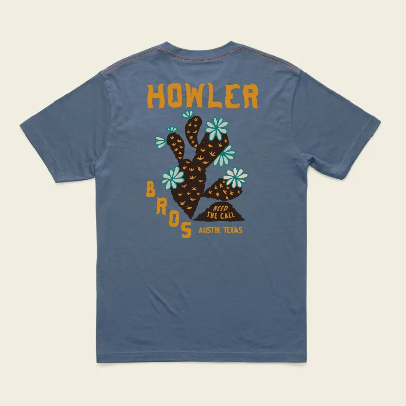 Howler Bros Prickly Pear Pocket T-Shirt - Prickly Pear: Blue Horizon made by Sun Diego Boardshops
