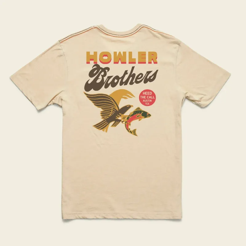 Howler Bros Osprey Prey Pocket T-Shirt - Osprey Prey: Sand Heather made by Sun Diego Boardshops