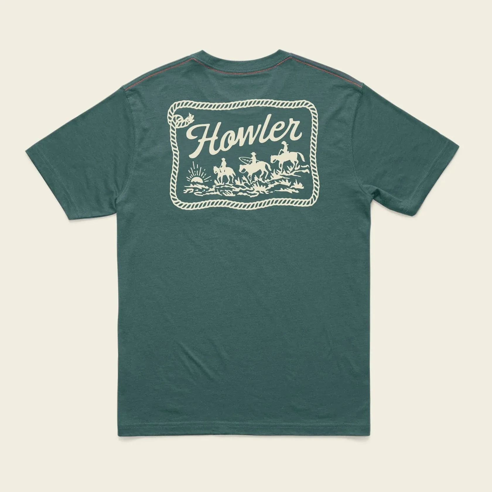 Howler Bros Howler Posse T-Shirt - Fern Green sold by Sun Diego Boardshops