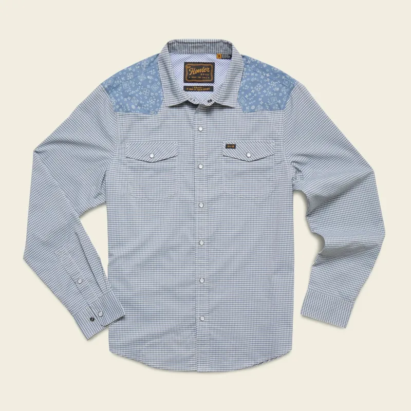 Howler Bros H Bar B Tech Longsleeve - Wild Rag: Blue Mirage sold by Sun Diego Boardshops