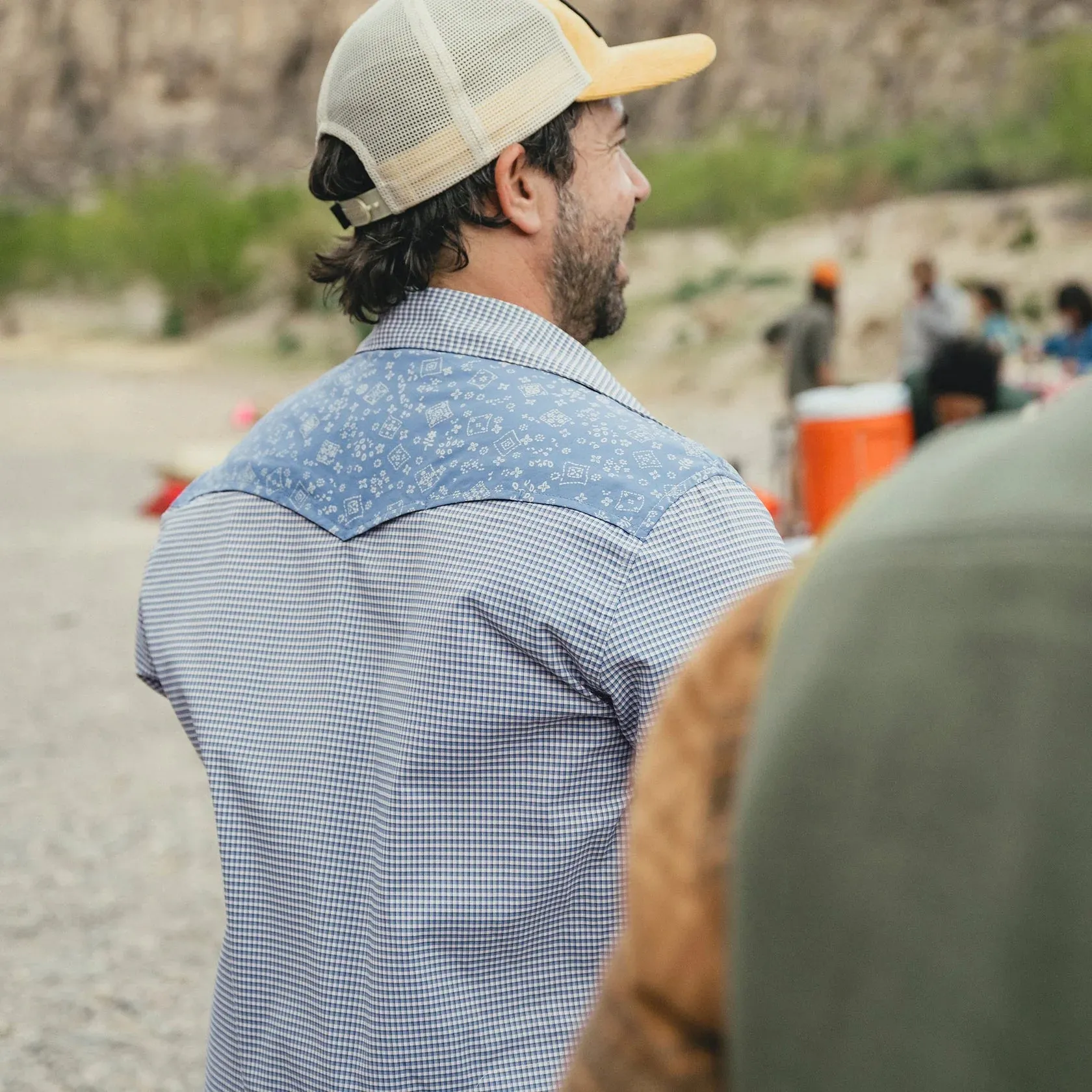 Howler Bros H Bar B Tech Longsleeve - Wild Rag: Blue Mirage sold by Sun Diego Boardshops product image thumbnail 2