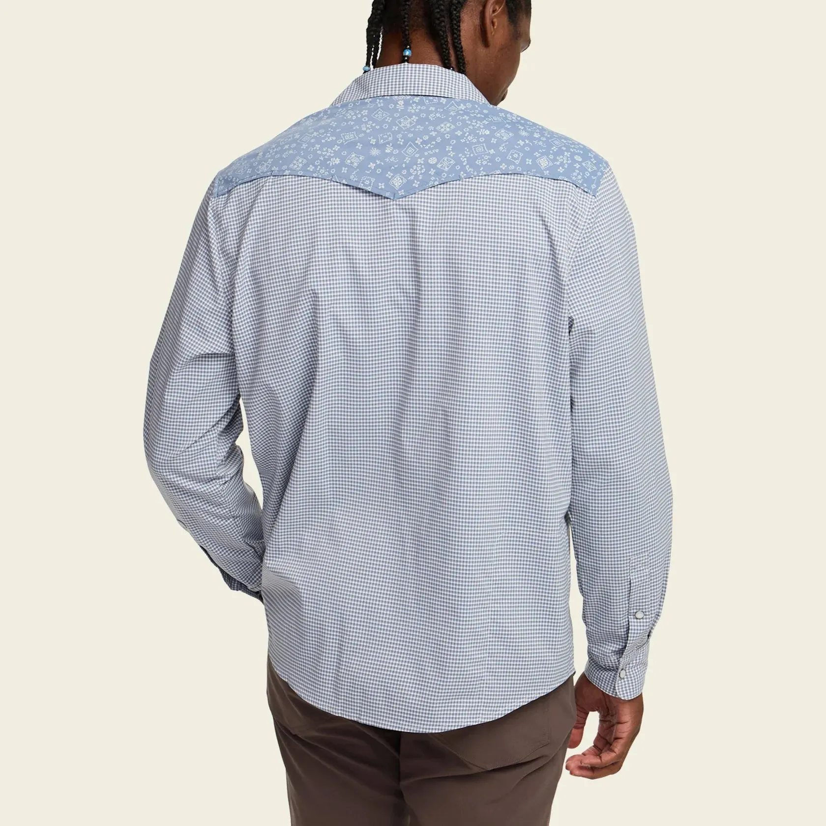 Howler Bros H Bar B Tech Longsleeve - Wild Rag: Blue Mirage sold by Sun Diego Boardshops product image thumbnail 5