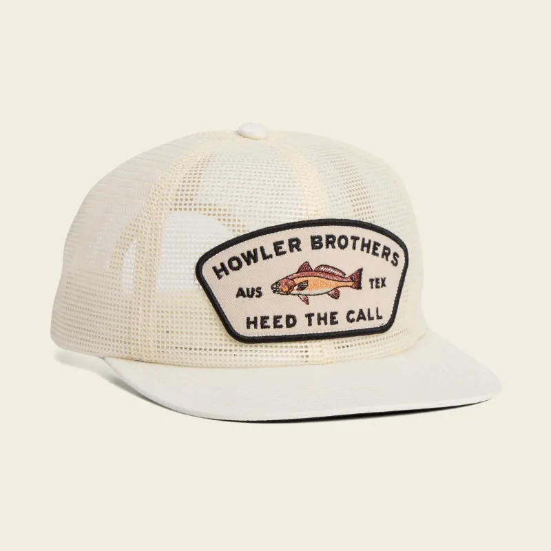 Howler Bros Redfish Feedstore Snapback - Redfish: Offwhite sold by Sun Diego Boardshops