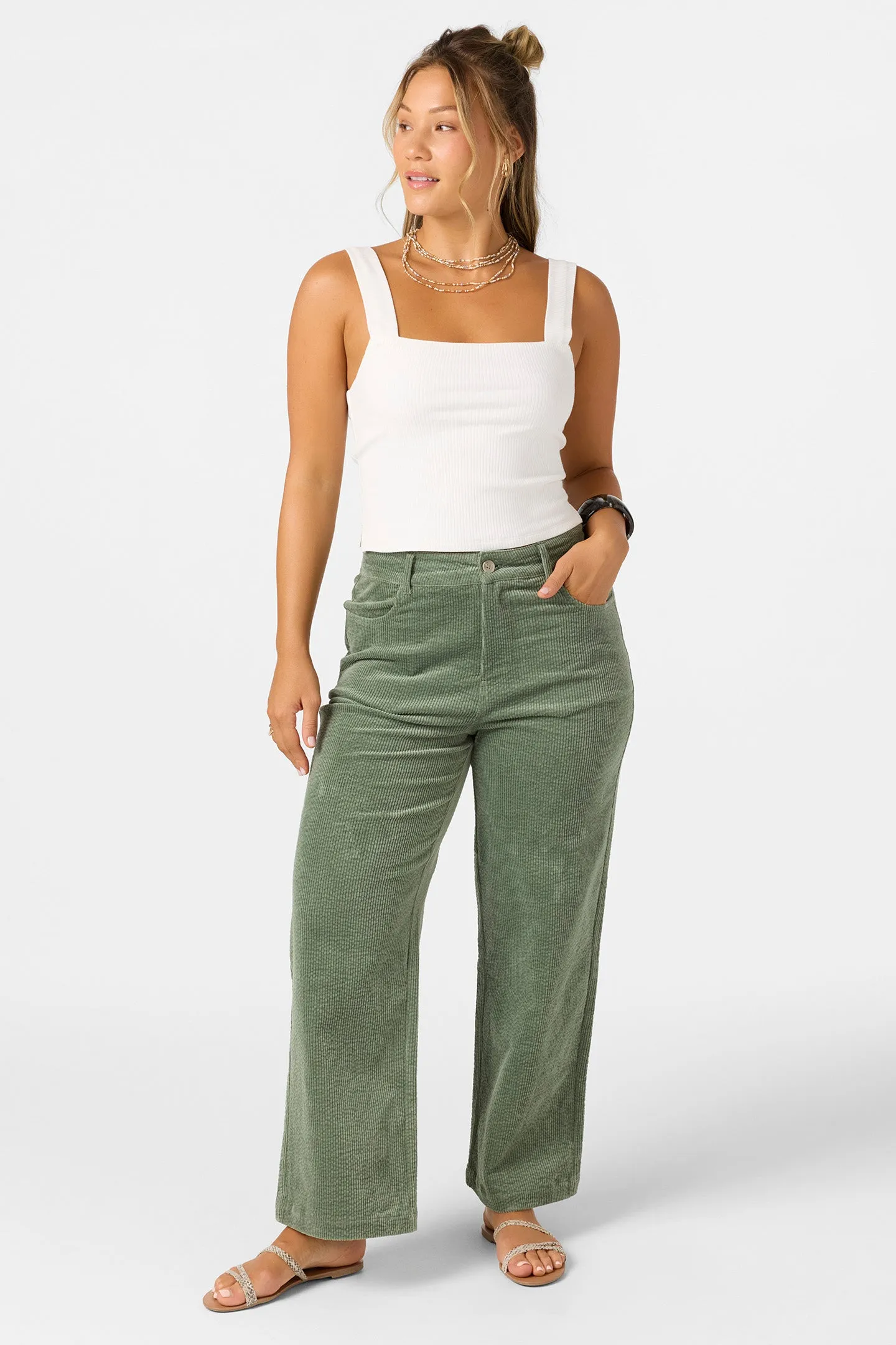 O`Neill Vanessa Solid Sleeveless Top - Winter White sold by Sun Diego Boardshops product image thumbnail 3