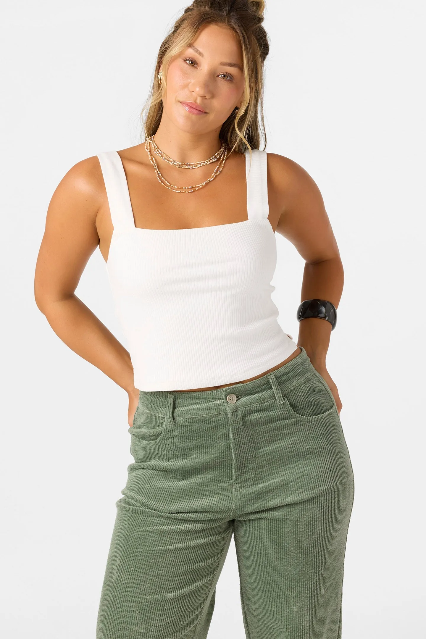 O`Neill Vanessa Solid Sleeveless Top - Winter White sold by Sun Diego Boardshops
