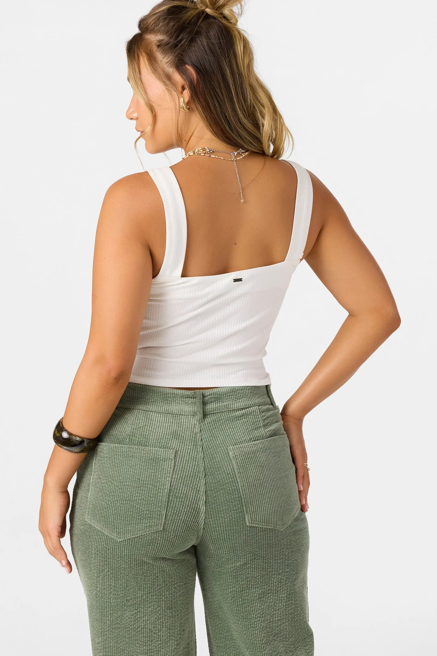 O`Neill Vanessa Solid Sleeveless Top - Winter White sold by Sun Diego Boardshops product image thumbnail 2