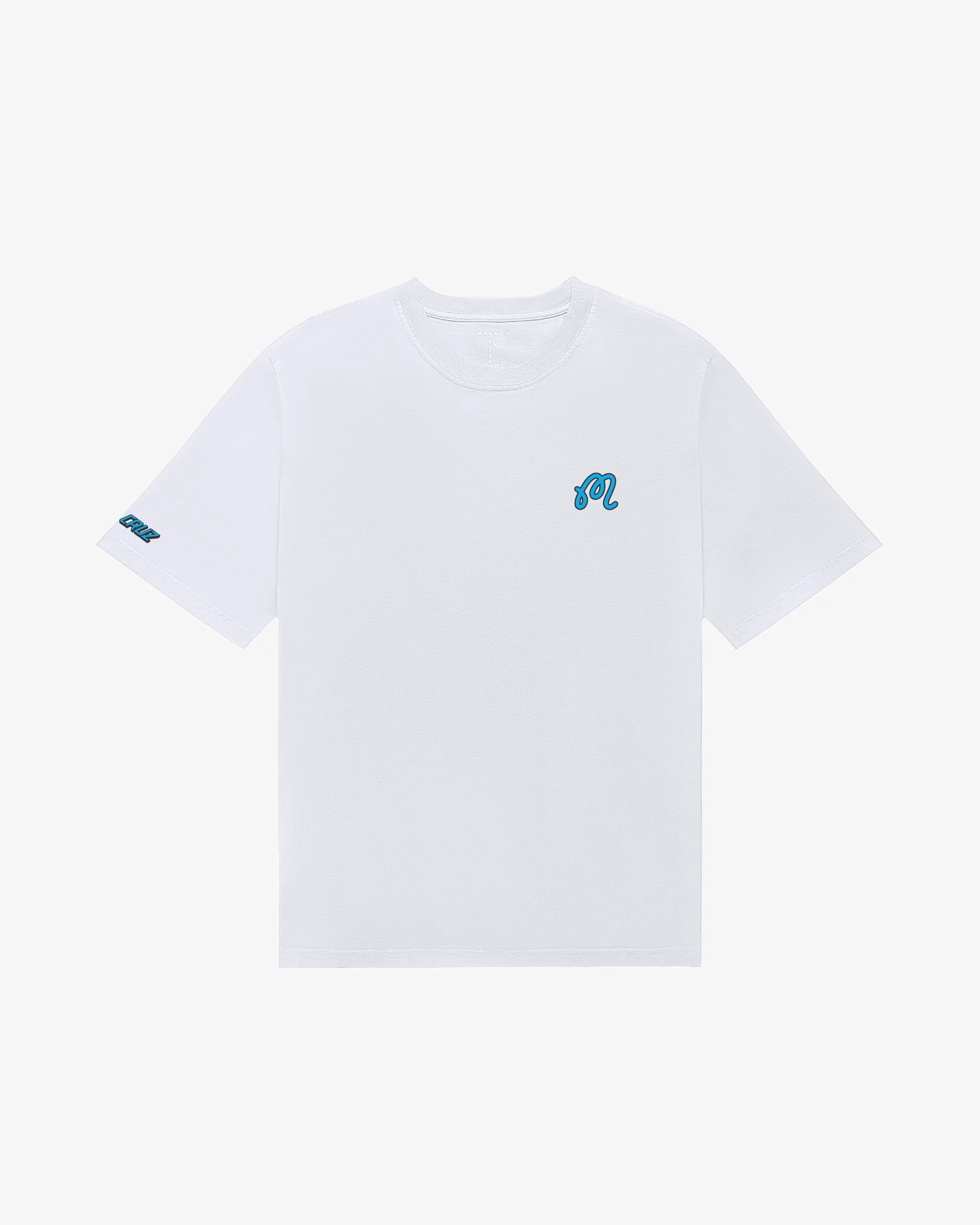 Malbon x Santa Cruz Bermuda Screaming Hand Tee - White sold by Sun Diego Boardshops product image thumbnail 3