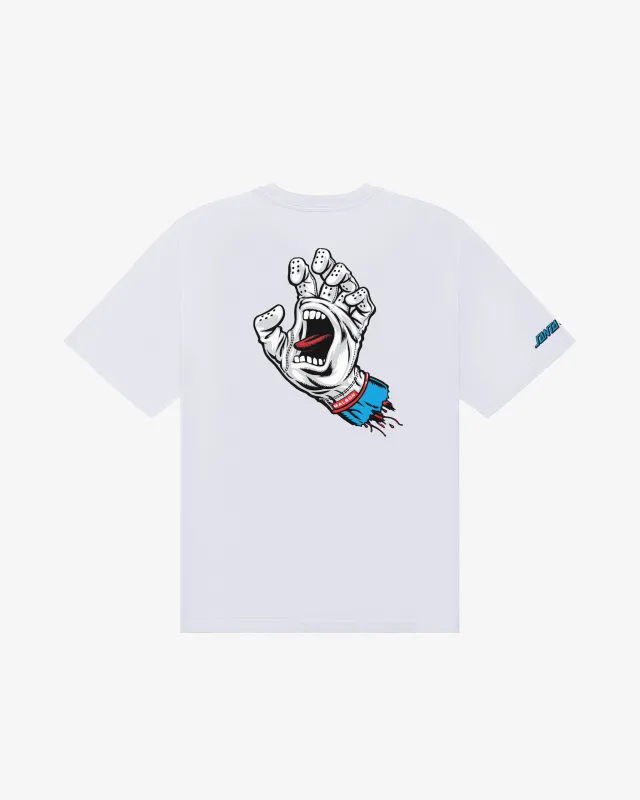Malbon x Santa Cruz Bermuda Screaming Hand Tee - White made by Malbon
